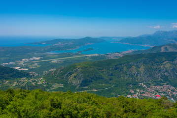 Obraz premium Tivat and Boka Kotorska bay in Montenegro