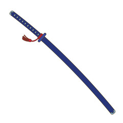 Japanese sword with scabbard