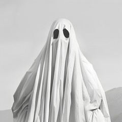 Ghostly Chic: A Contemporary Take on Classic Halloween Costume Imagery