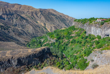 Obraz premium Mountainous landscape of Azat valley in Armenia
