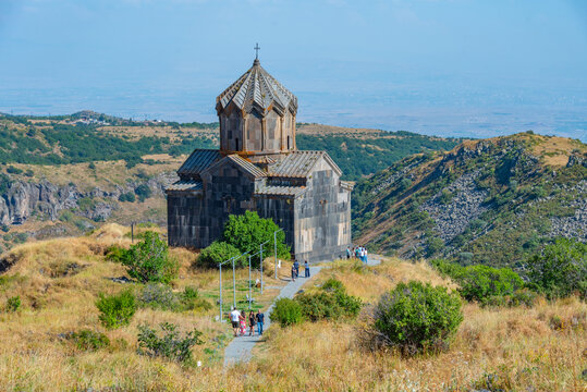 Vahramashen church at the Amberd fortress in Armenia