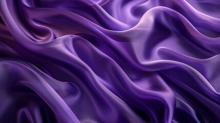 Obraz premium Abstract silk, royal purple, elegant drapes, luxury fashion backdrop
