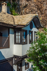 Blagaj Tekke - Historic Sufi monastery built on the cliffs by the water in Bosnia and Herzegovina