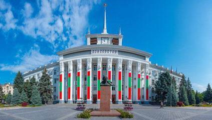 The house of Soviets in Tiraspol, Moldova