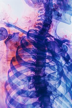 Captivating Radiographic Watercolor of the Intersection of Science and Creativity