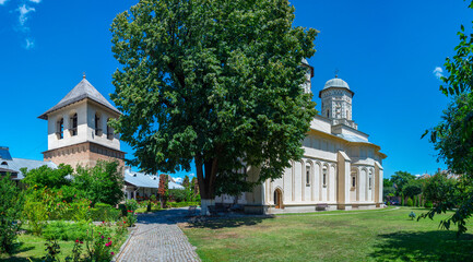 Fototapeta na wymiar Stelea monastery in Romanian town Targoviste