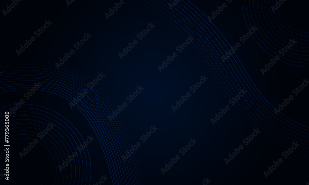 Poster abstract wave curve abstract presentation background halftone gradients dark blue light out technolo