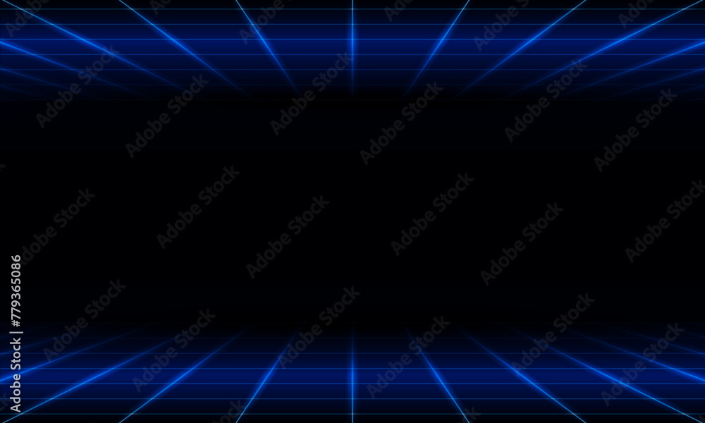 Poster abstract horizontal checkered surface light of technology background hitech communication concept in