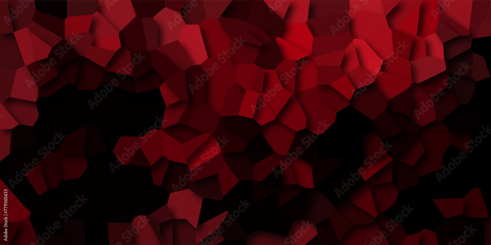 Poster abstract colorful background with polygon or vector frame. texture of geometric shapes with shadows 