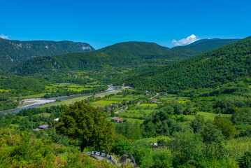 Fototapeta na wymiar Natural landscape around Kutaisi in Georgia