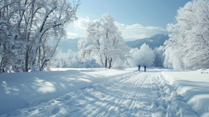 Obraz premium snow moutain