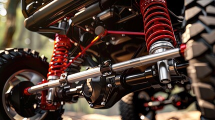 Imagine you're designing a new type of suspension system for off-road vehicles. Outline its key...
