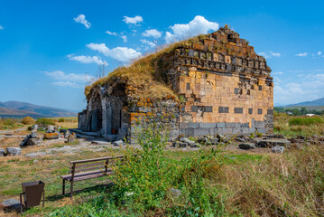 Summer day at Lori castle in Armenia