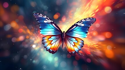 Butterfly Color Beautiful Background