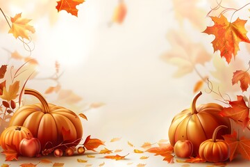 Thanksgiving Food Light Effect Background