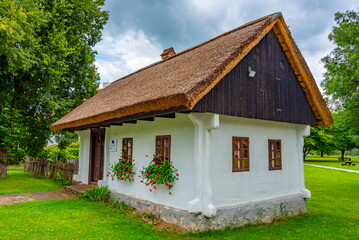 Historical houses in Croatian ethno village Kumrovec