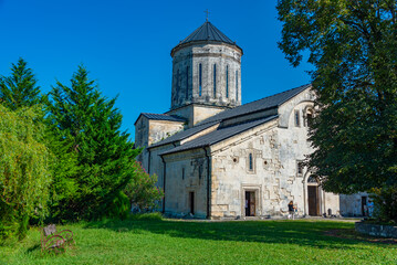 Summer day at Martvili Monastery in Georgia