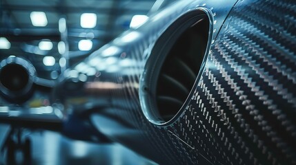 Write about the advancements in materials used for aerospace components, such as carbon fiber...