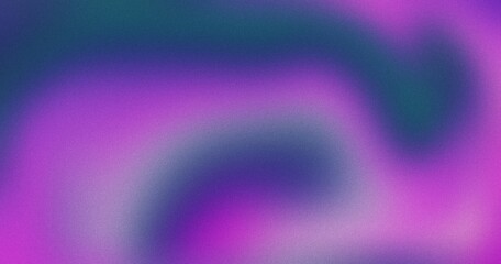 Purple blue waves , spray texture color gradient rough abstract retro vibe background template , grainy noise grungy empty space shine bright light and glow 
