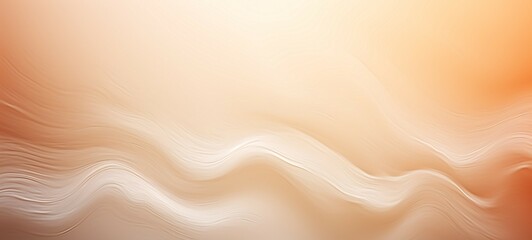 Light beige grainy gradient background, ivory toned blurry cosmetics background - obrazy, fototapety, plakaty