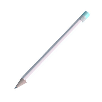 A pencil on a transparent background