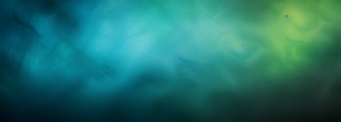 Grainy gradient background blue green grunge noise texture smooth blurred backdrop website header 