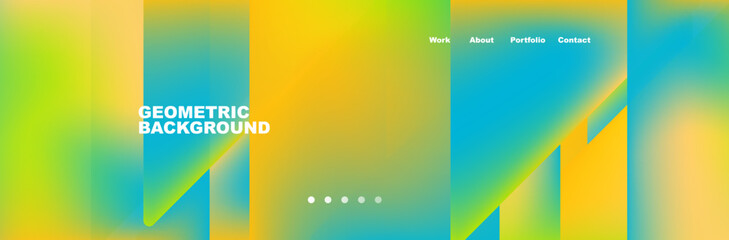 Triangle minimal web site page background design. Vector Illustration For Wallpaper, Banner, Background, Card, Book Illustration, landing page