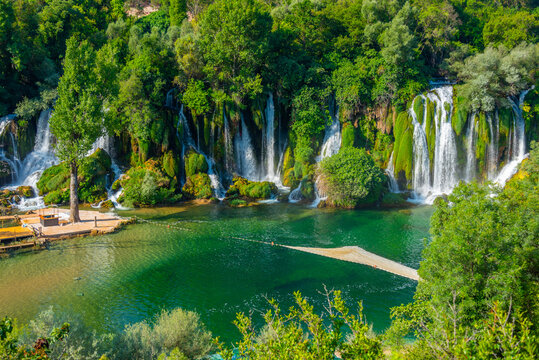 Kravica waterfall in Bosnia and Herzegovina