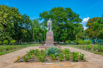 Statue of Lenin in Moldovan town Bender