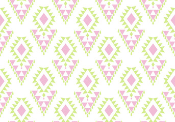 backgroundIkat Flower Pattern Ethnic Geometric native tribal boho motif aztec textile fabric carpet mandalas African