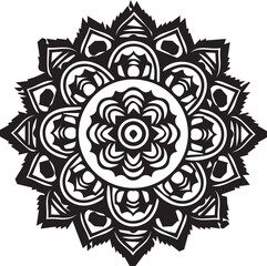 Beautiful mandala art, vector mandala design

