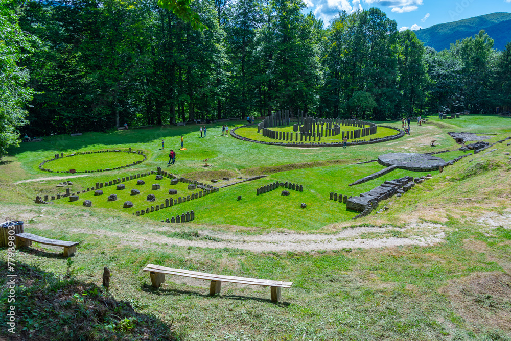 Sticker dacian spiritual site sarmizegetusa regia in romania