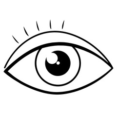 cute eye vector