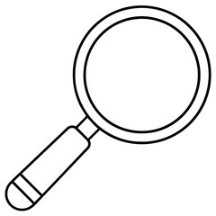 Magnifying glass vector