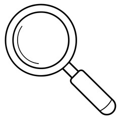 Magnifying glass vector
