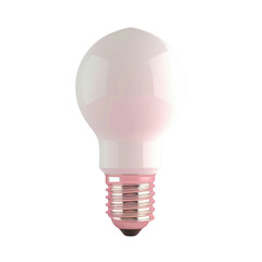 A close up of a light bulb with a Transparent Background