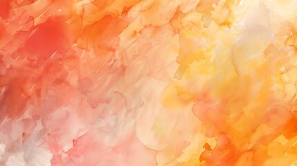 Abstract watercolor artistic background in yellow, orange and pink colors