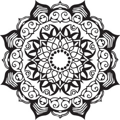 Beautiful mandala art, vector mandala design
