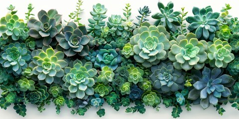 Vibrant collection of succulents arranged with varying textures and shades in a peaceful indoor setting for a refreshing ambiance