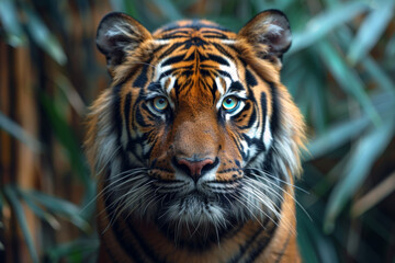 portrait of a bengal tiger