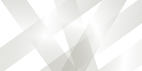 Hipster modern geometric abstract background. Bright white banner with grey stripes stripes, textured background. Business template for a bright color. Realistic stripes background.  - obrazy, fototapety, plakaty