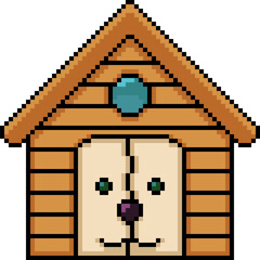 pixel art of small pet house - 779410680