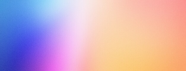 Purple blue orange , color gradient rough abstract background shine bright light and glow template empty space , grainy noise grungy texture
