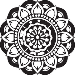 Beautiful mandala art, vector mandala design