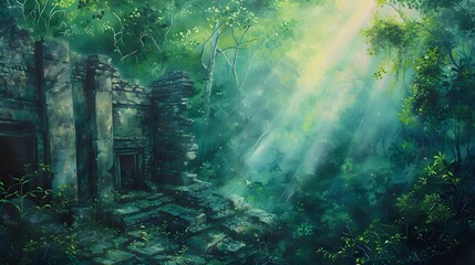 Jungle Odyssey: Uncovering Lost Treasures./n