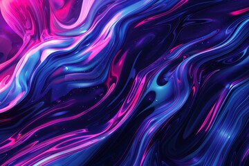 Psychedelic abstract background with neon swirls and cosmic vibes, concept of modern digital art and vibrant energy