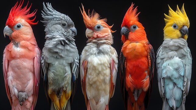 The Beauty of Colorful Feathered Birds: Close-up Birds Photography