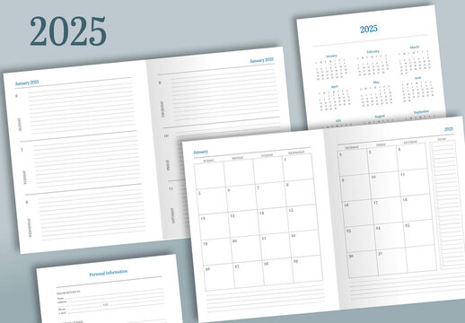 2025 Personal Planner Layout