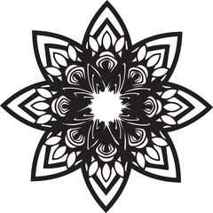 Beautiful mandala art, vector mandala design