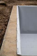 Pool Folie befestigen